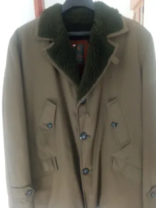 Chaqueton  vintage verde militar Talla Xl