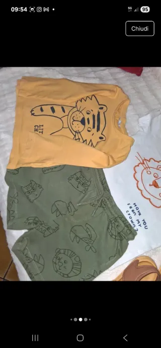 Completo 2-3 anni Tigre e Leone Fagottino