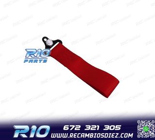 CINTA DE REMOLQUE ROJA EN TELA