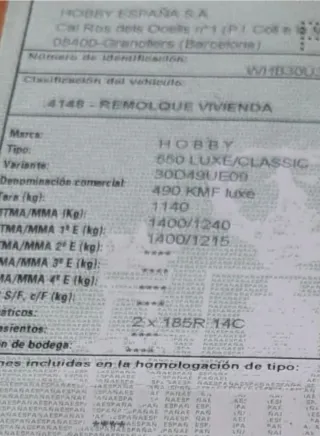 Caravana Hobby 490