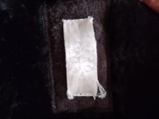 Pelliza marrón con forro de pelo