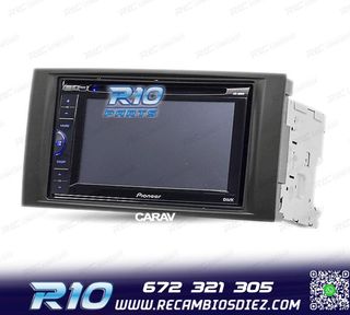 MARCO NEGRO RADIO 2-DIN PARA VOLKSWAGEN VW TOUAREG 02-10 T5