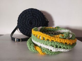 Bufanda/cuello nueva crochet infinita