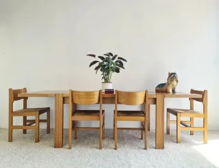 Mesa extensible Mobilier Monopoly. Francia, 70s.