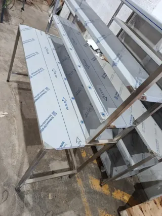 MESA TRABAJO INOX CON PASE  658746091