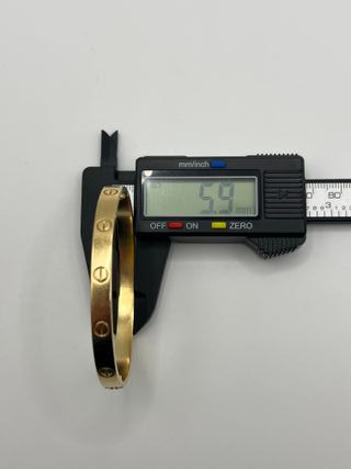 Pulsera Cartier Oro 18k Peso: 30.48 gr.