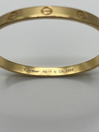 Pulsera Cartier Oro 18k Peso: 30.48 gr.