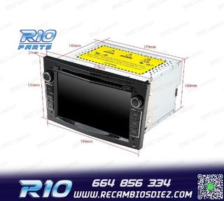 RADIO GPS ANDROID 11 PARA OPEL ASTRA H VIVARO ZAFIRA VECTRA