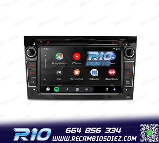 RADIO GPS ANDROID 11 PARA OPEL ASTRA H VIVARO ZAFIRA VECTRA
