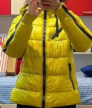 Plumífero Moncler Amarillo Talla L