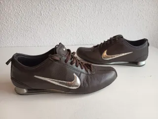 Zapatillas Nike Marrón y Plateado Talla 42.5