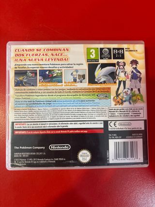 Pokémon Edición Blanca 2 DS con Manuales y Caja
