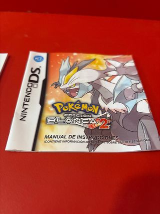Pokémon Edición Blanca 2 DS con Manuales y Caja
