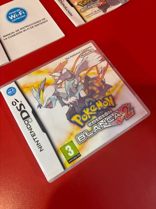 Pokémon Edición Blanca 2 DS con Manuales y Caja