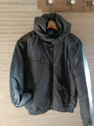 Cazadora negra hombre Talla XL