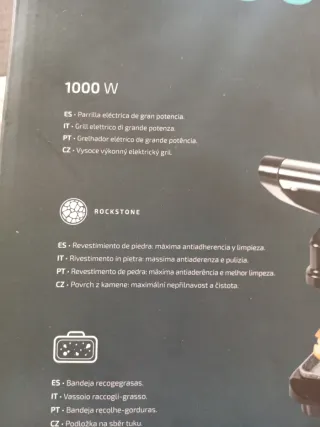 Cecotec Rock'nGrill 1000W Plancha