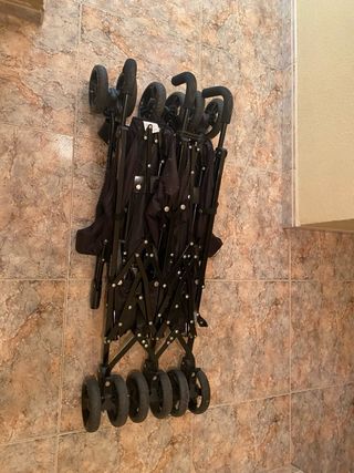 Carro Gemelar Knorr-baby Negro