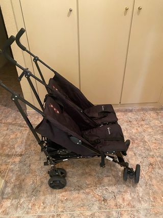 Carro Gemelar Knorr-baby Negro