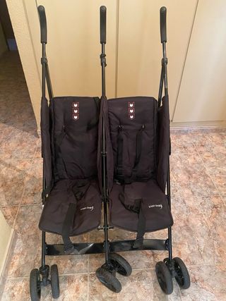 Carro Gemelar Knorr-baby Negro