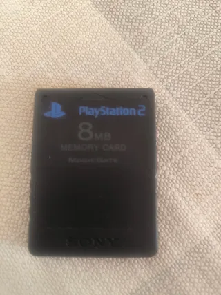 PlayStation2 + 3 juegos + mando + cables + memoria