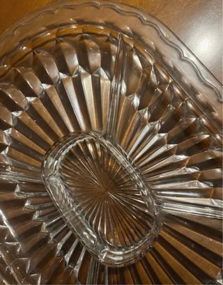 Antipastiera in vetro trasparente