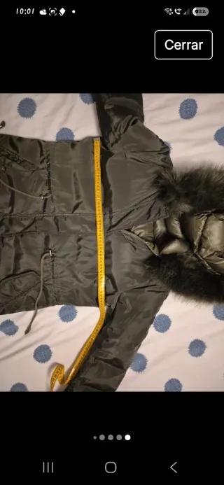 Abrigo reversible acolchado