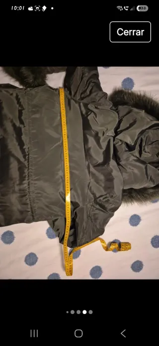 Abrigo reversible acolchado