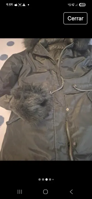 Abrigo reversible acolchado