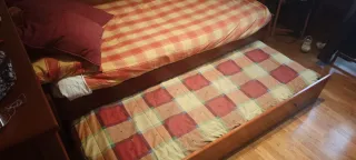 Cama nido con cama supletoria.