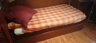 Cama nido con cama supletoria.