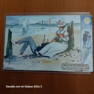 Postal antigua Zaragoza 1908