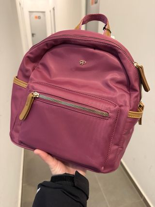 Mochila Parfois Rosa y Dorada