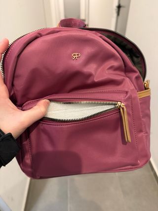 Mochila Parfois Rosa y Dorada