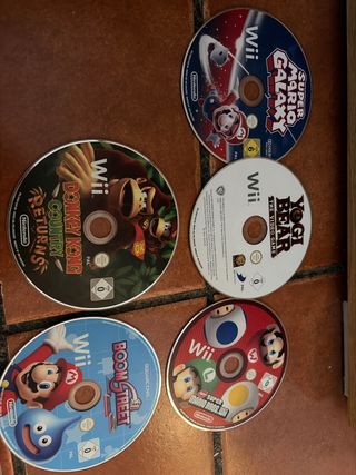Lote 5 Juegos Nintendo Wii