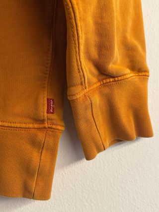 Felpa Levi's arancione con logo