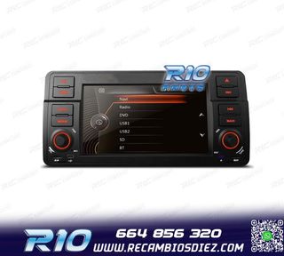 RADIO NAVEGADOR 7" BMW SERIE 3 E46 98-06 USB GPS TACTIL HD T