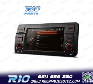 RADIO NAVEGADOR 7" BMW SERIE 3 E46 98-06 USB GPS TACTIL HD T