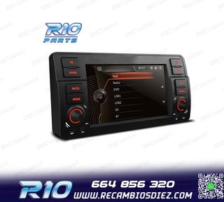 RADIO NAVEGADOR 7" BMW SERIE 3 E46 98-06 USB GPS TACTIL HD T