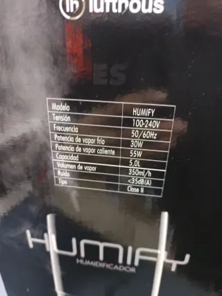 Humidificador Humify Negro