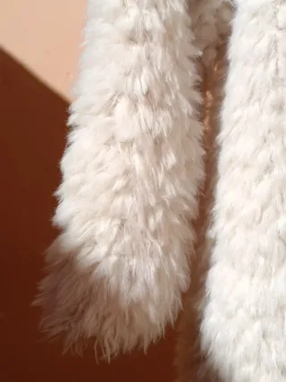Chaqueta abrigo peluche pelo sintético Natura