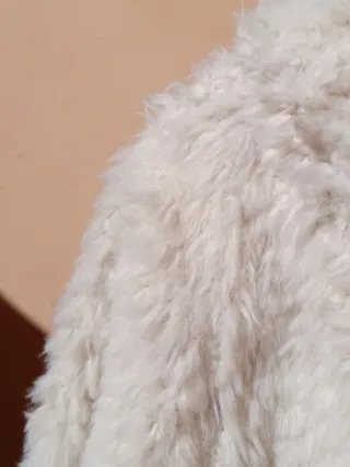 Chaqueta abrigo peluche pelo sintético Natura