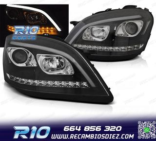 FAROS PARA MERCEDES CLASE ML W164 05-07 LUZ DIURNA LED DINAM