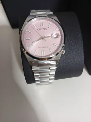 Reloj Citizen Automático Rosa y Plateado
