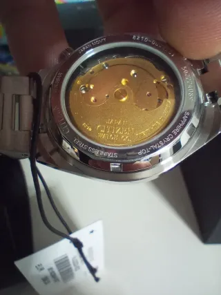 Reloj Citizen Automático Rosa y Plateado