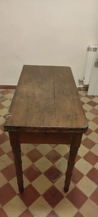 Mesa de juego abatible con tapete