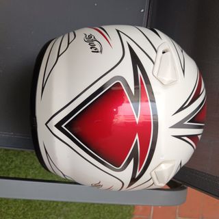 Casco Moto Shoei Quest Blanco Rojo