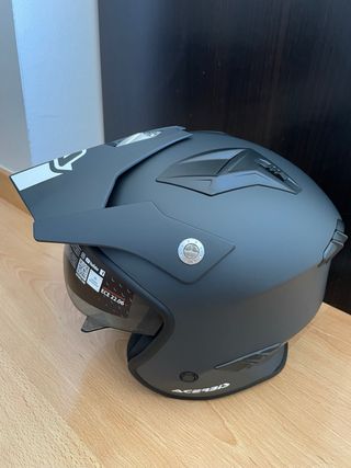 Casco Moto Acerbis Jet Aria Negro