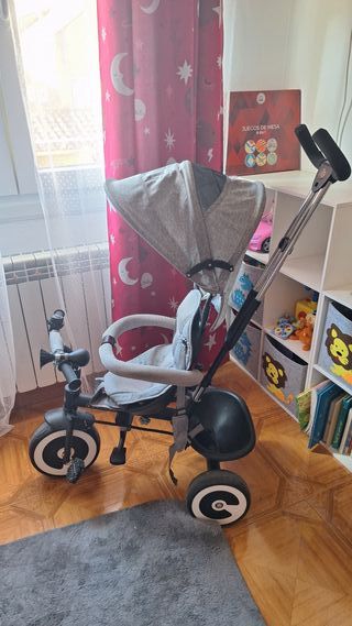 Triciclo infantil gris