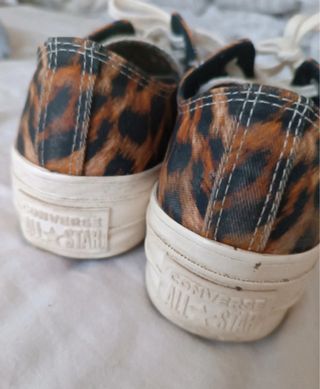 Converse leopardo talla 38
