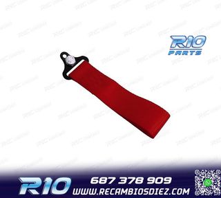 CINTA DE REMOLQUE ROJA EN TELA
